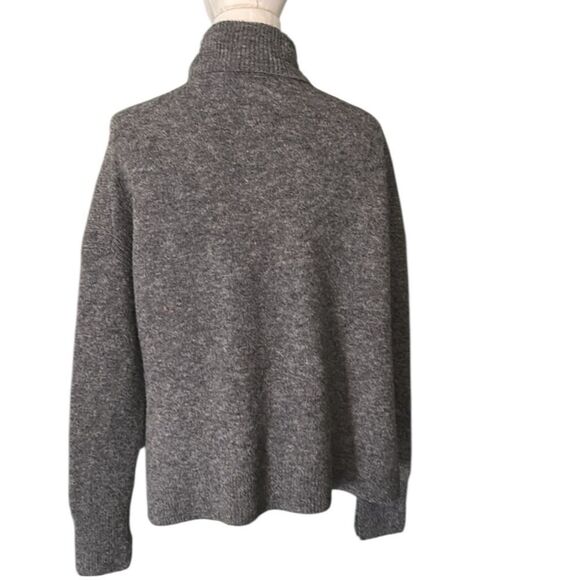 ALL SAINTS Wool Blend Grey Turtle neck Sweater, Size Medium, NWOT - Display item - Picture 2 of 12